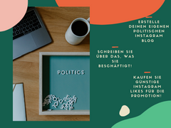Kaufen Sie günstige Instagram Likes für einen politischen Blog